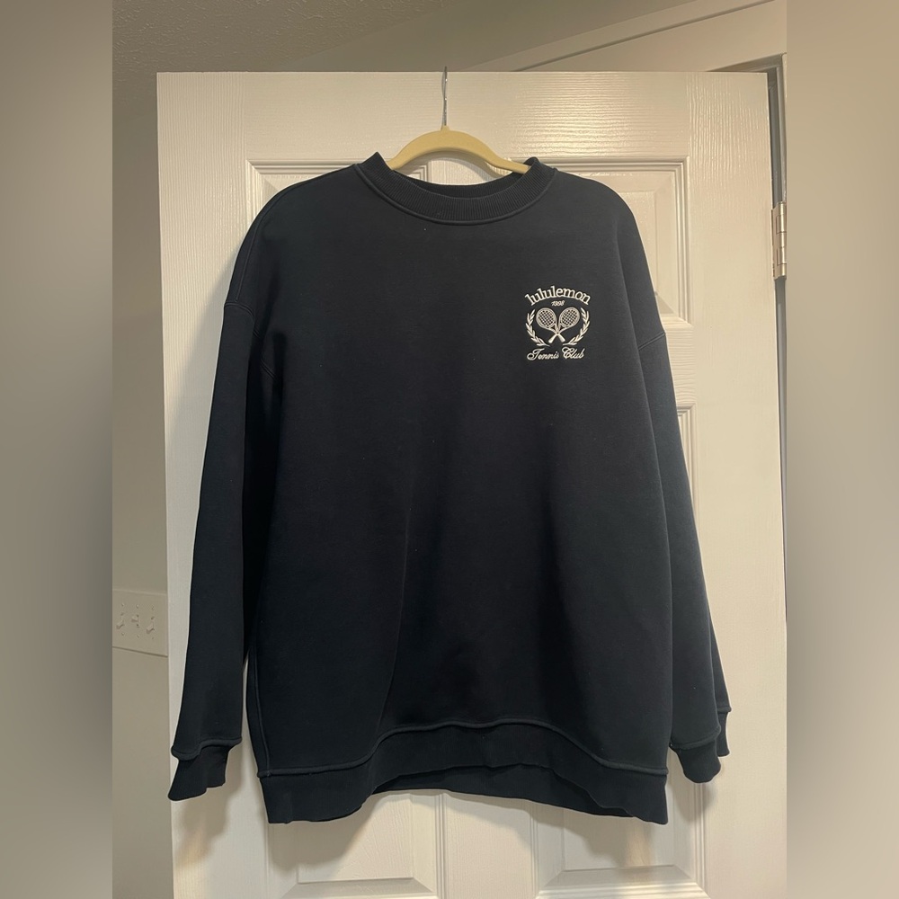 Lululemon Heavyweight Fleece Pullover *Tennis Club EUC Size Large - Picture 4 of 5